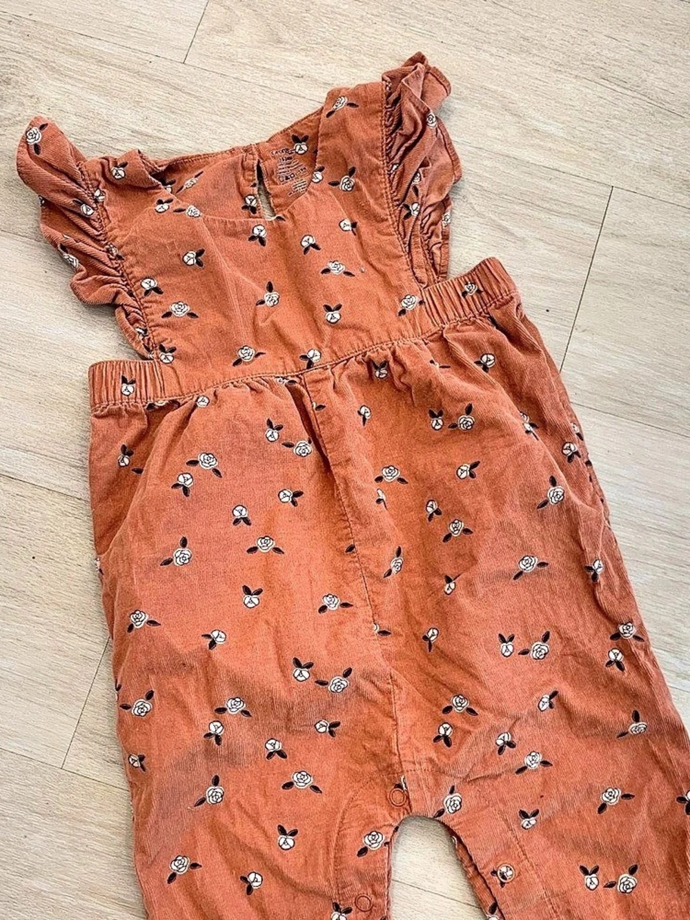 George Floral Corduroy Romper Baby 18-24M